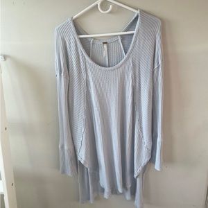 Free People light blue, soft comfortable top!